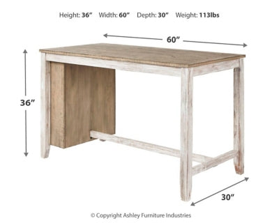 Skempton Counter Height Dining Table and 4 Barstools