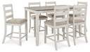 Skempton Counter Height Dining Table and Bar Stools (Set of 7)