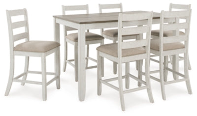 Skempton Counter Height Dining Table and Bar Stools (Set of 7)