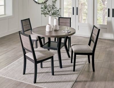 Corloda Dining Table and 4 Chairs (Set of 5)