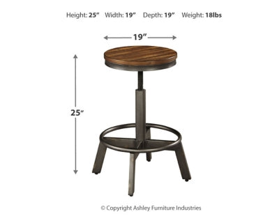 Torjin Counter Height Dining Table with 4 Barstools