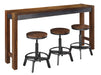 Torjin Long Counter Table and 3 stools (4 Pc Set) - Furniture Depot (4584590082150)