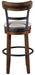 Valebeck Tall UPH Swivel Barstool(1/CN) - Furniture Depot (6183626637485)