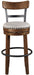 Valebeck Tall UPH Swivel Barstool(1/CN) - Furniture Depot (6183626637485)