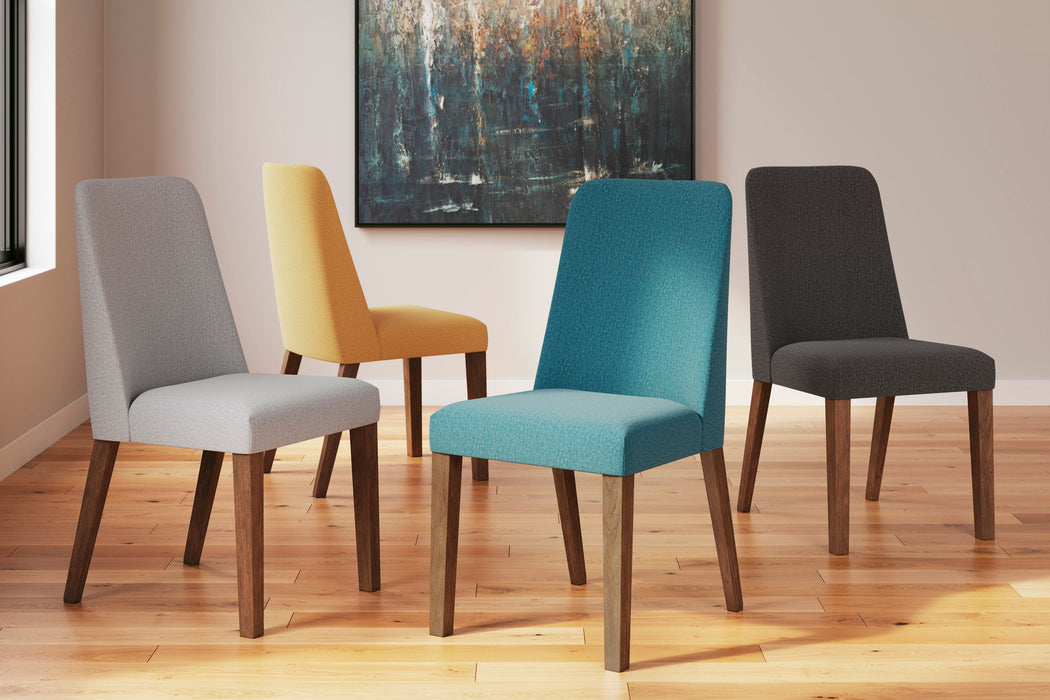 Lyncott Dining Table and 4 Chairs (chair colour option)