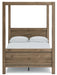 Aprilyn Full Canopy Bed - Honey - Furniture Depot