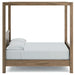 Aprilyn Full Canopy Bed - Honey - Furniture Depot