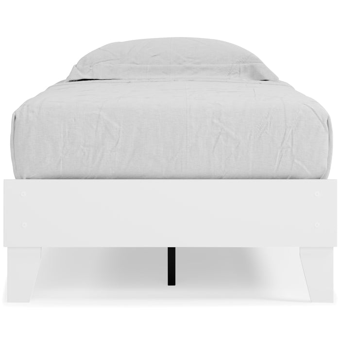 Piperton Twin Platform Bed - White - Furniture Depot (7727397011704)