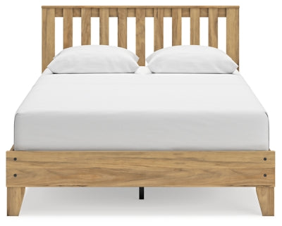 Bermacy Queen Platform Panel Bed