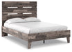 Neilsville Full Panel Platform Bed - Multi Gray - Furniture Depot