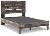 Neilsville Full Panel Platform Bed - Multi Gray - Furniture Depot