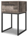 Neilsville Nightstand -Multi Gray - Furniture Depot