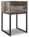 Neilsville Nightstand -Multi Gray - Furniture Depot