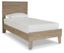 Oliah Twin Panel Platform Bed - Furniture Depot