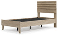 Oliah Twin Panel Platform Bed - Furniture Depot