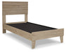 Oliah Twin Panel Platform Bed - Furniture Depot