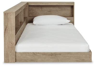 Oliah Twin Bookcase Storage Bed