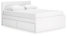 Onita Queen Panel Platform Bed with 1 Side Storage