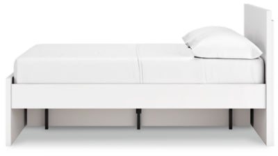 Onita Full Panel Platform Bed with 1 Side Storage