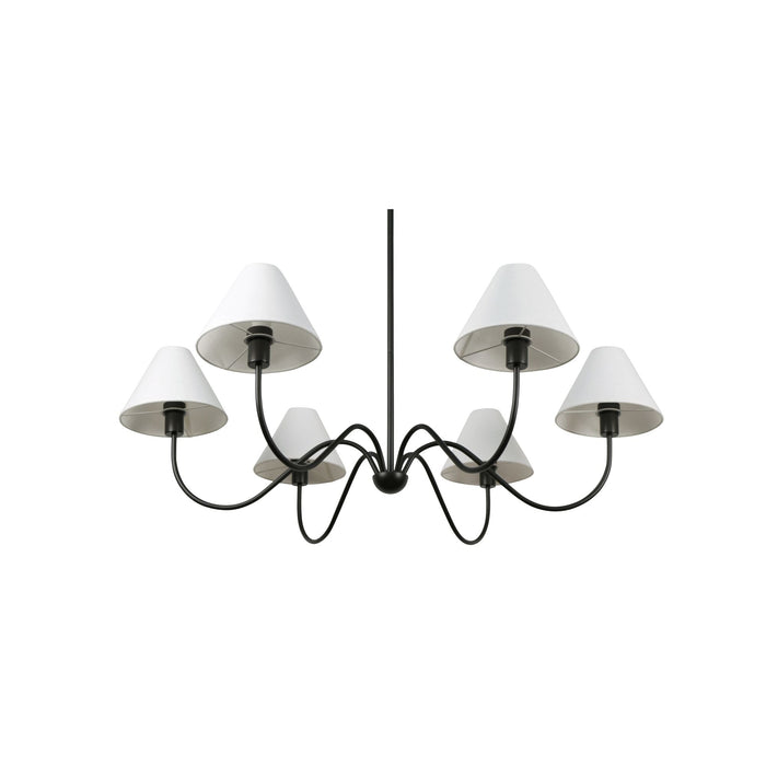 Whitney Chandelier Blackened Bronze
