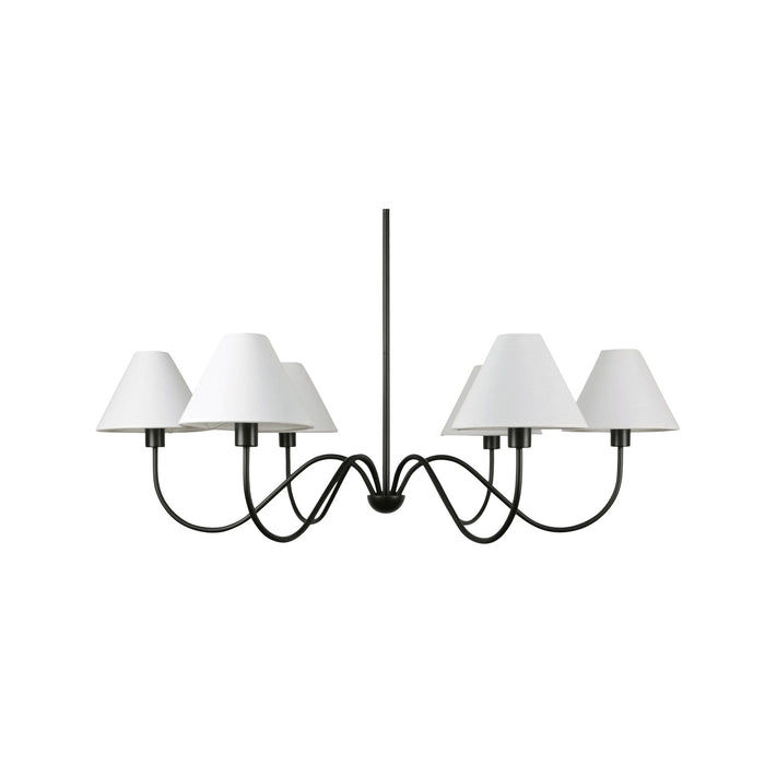 Whitney Chandelier Blackened Bronze