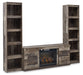 Derekson 3-Piece Entertainment Center with Electric Fireplace