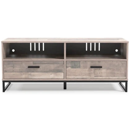 Neilsville 59" TV Stand - Whitewash - Furniture Depot (7910063407352)