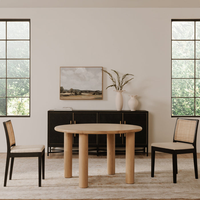 Milo Round Dining Table Oak