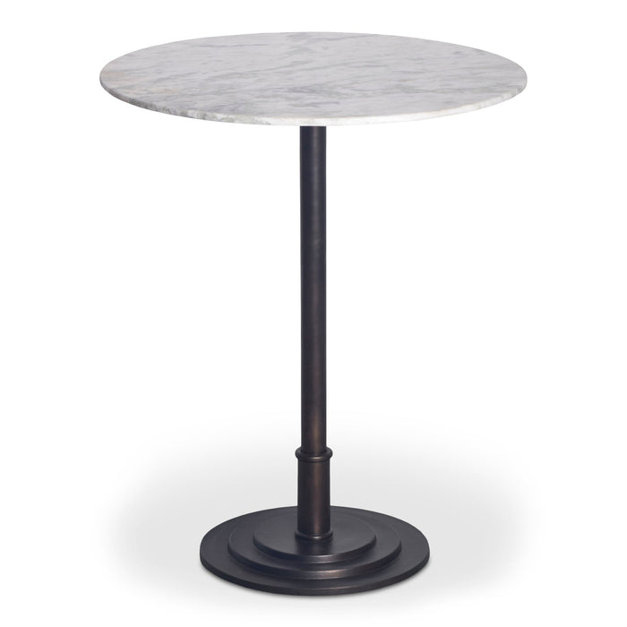 Tori Outdoor Counter Table White Marble
