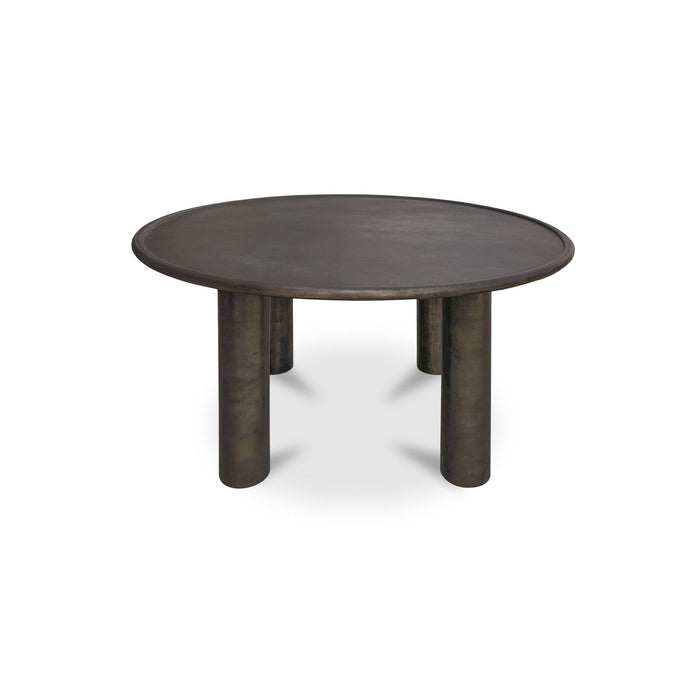 Deacon Outdoor Dining Table Deep Bronze