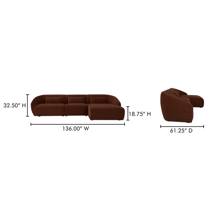 Amelia Lounge Modular Right Sectional