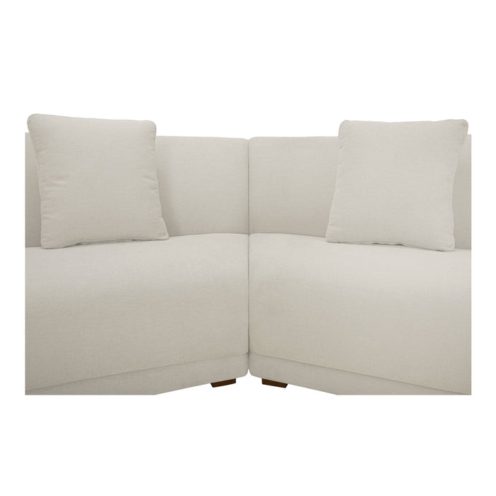 Fraser 3 Piece Modular Sectional with Wedge Slipper