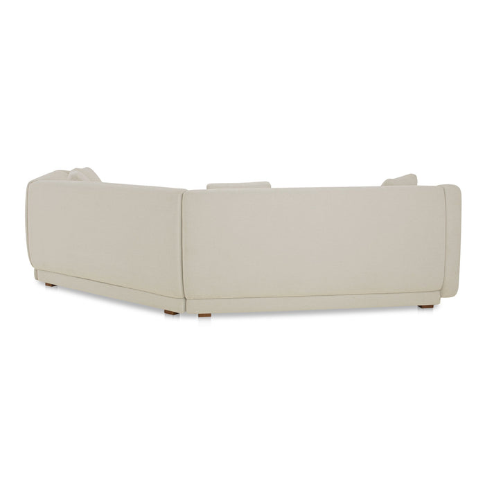 Fraser 3 Piece Modular Sectional with Wedge Slipper