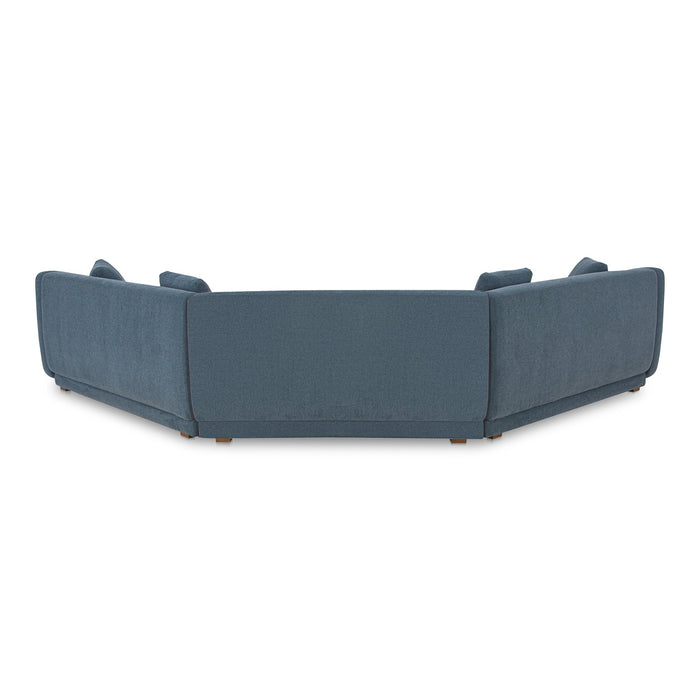 Fraser 3 Piece Modular Sectional with Wedge Slipper