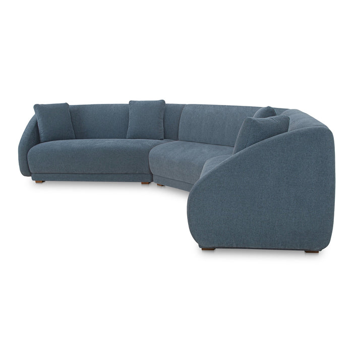 Fraser 3 Piece Modular Sectional with Wedge Slipper