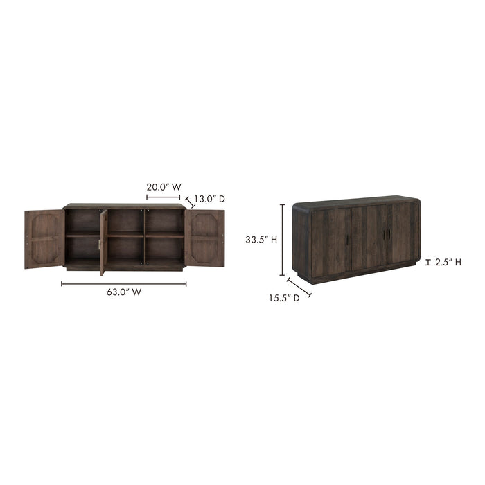 Monterey Sideboard Aged Brown