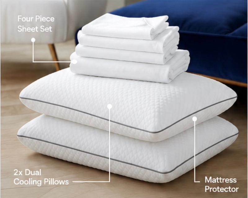 RH Mattress Protect Bundle Queen Bedding Bundle