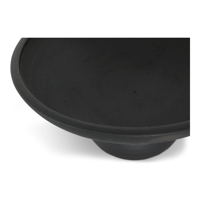 Asha Decorative Bowl Black Terracotta