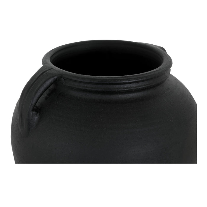 Jovi Vase Black Terracotta