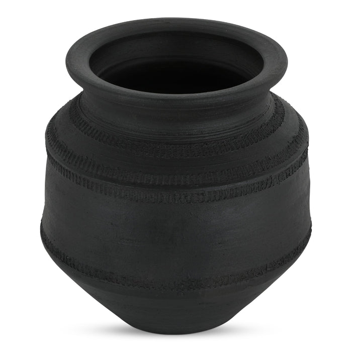 Astra Vessel Black Terracotta