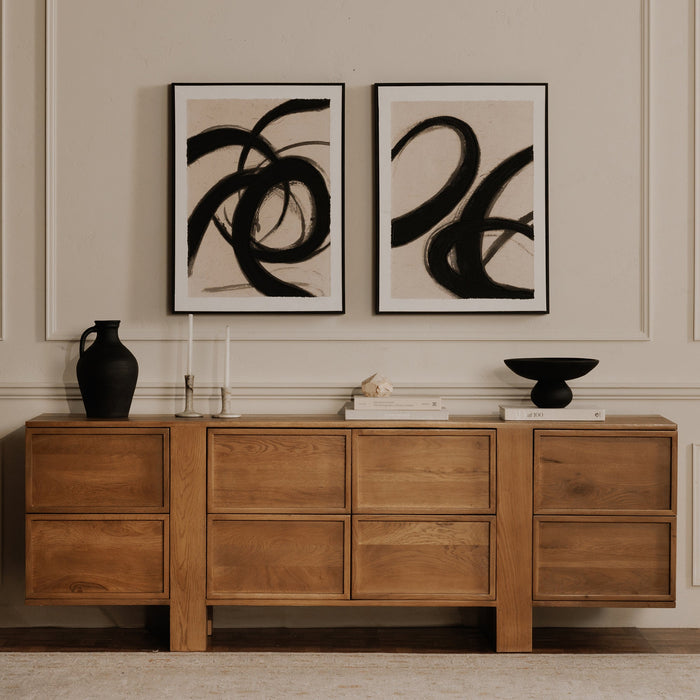 Lyra Vase Black Terracotta
