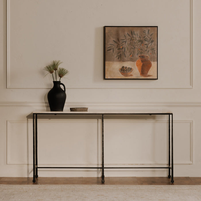 Lyra Vase Black Terracotta