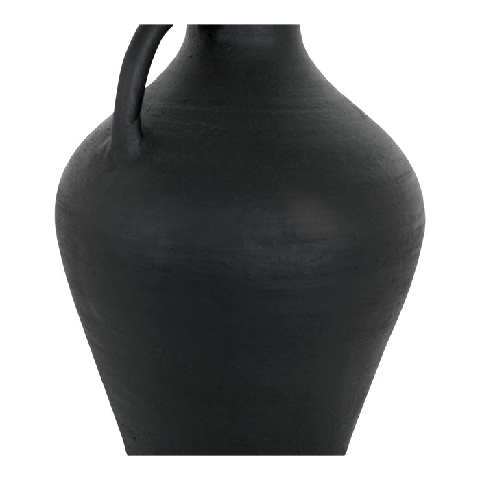 Lyra Vase Black Terracotta