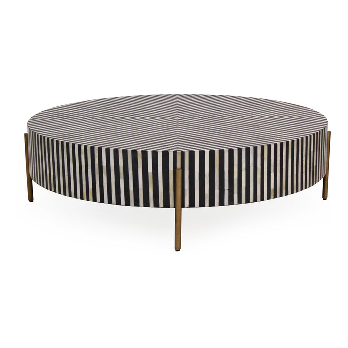 Chameau Coffee Table Black and White