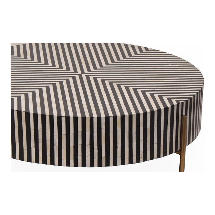 Chameau Coffee Table Black and White