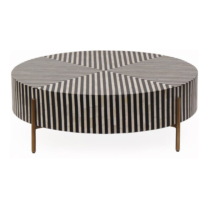 Chameau Coffee Table Black and White