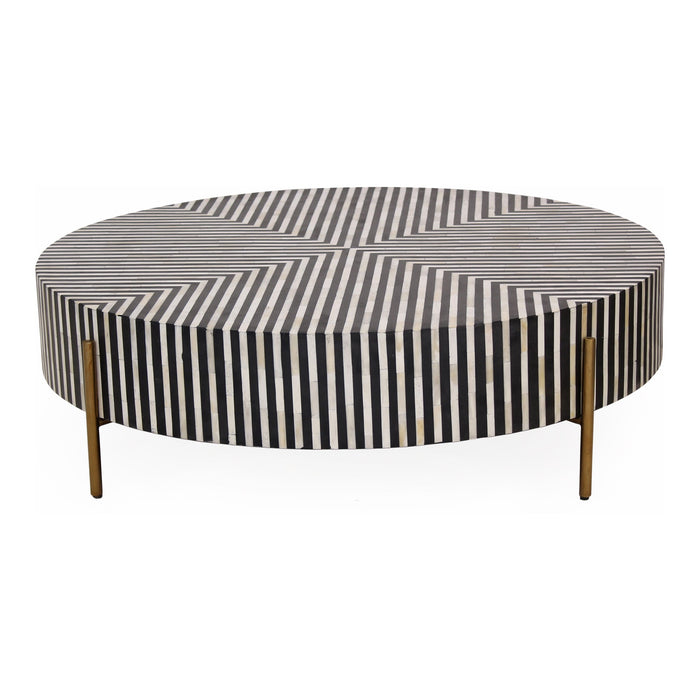 Chameau Coffee Table Black and White