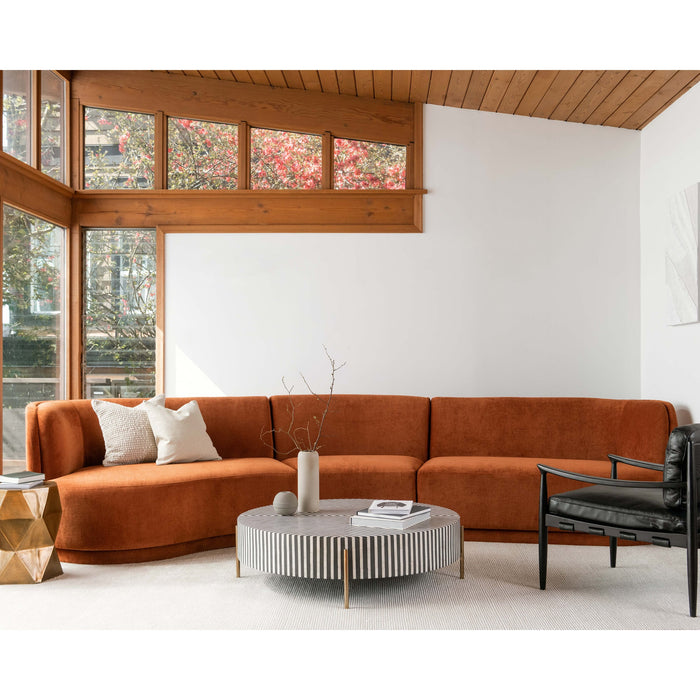 Chameau Coffee Table Black and White