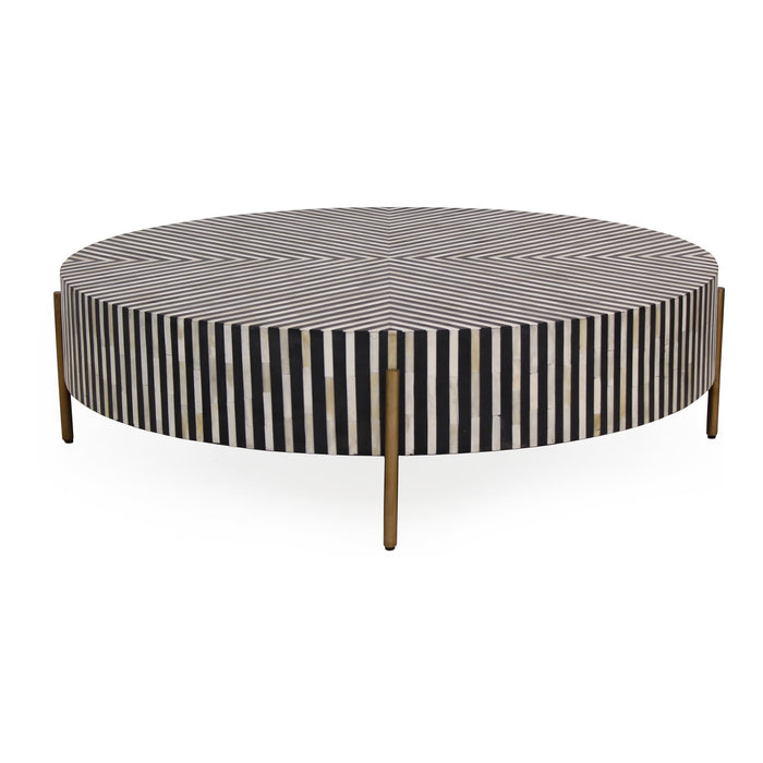 Chameau Coffee Table Black and White