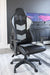 Lynxtyn Home Office Desk Chair - Black/Gray - Furniture Depot (7886841938168)